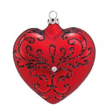 Herz im Fabergé-Stil, rot